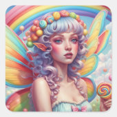 Rainbow Fairy Sticker (Voorkant)