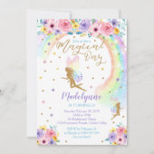 Rainbow Fairy uitnodiging (Voorkant)