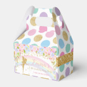 Rainbow Fairy Verjaardagsfeestje Baby shower Dank  Bedankdoosjes (Voorkant Zijde)