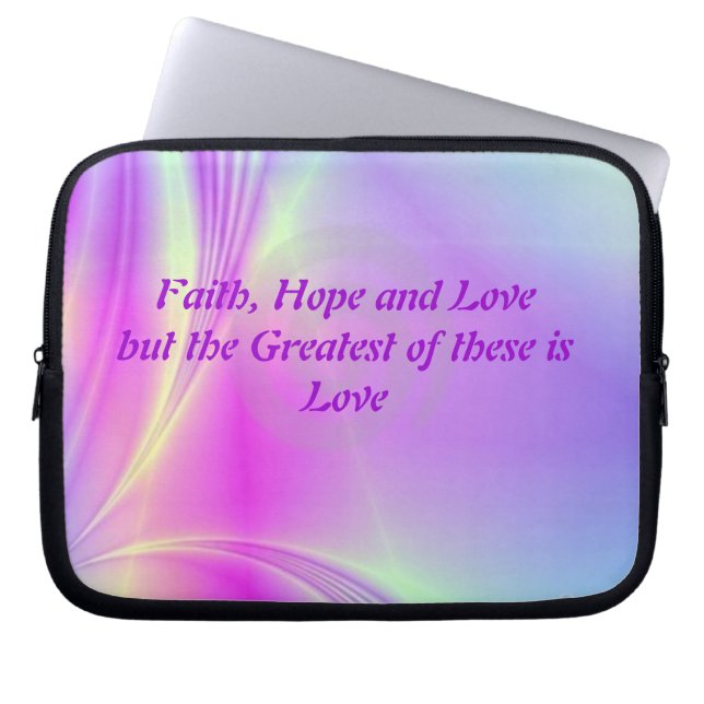Rainbow Faith-laptophoes Laptop Sleeve (Voorkant)