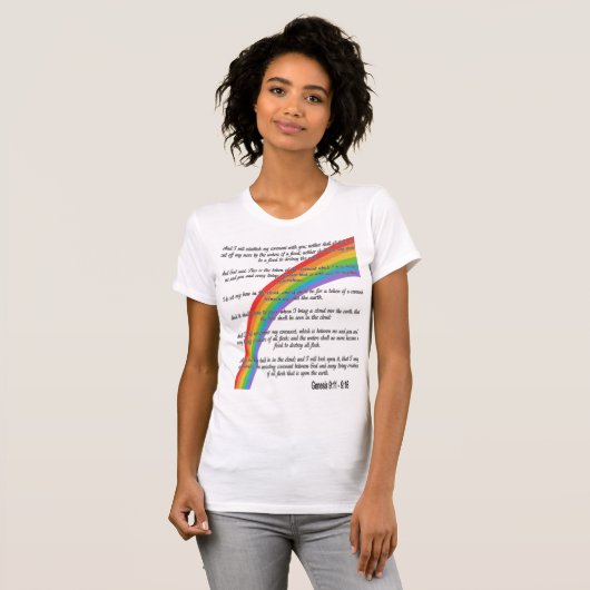 Rainbow Faith T-shirt (Voorkant volledig)