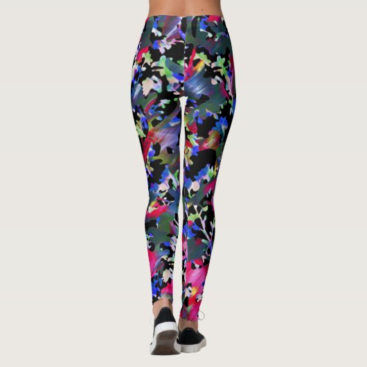 Rainbow Fall Leaves Leggings (Achterkant)