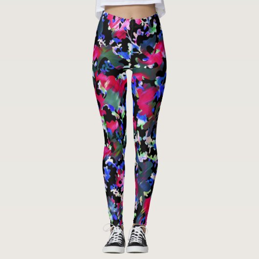 Rainbow Fall Leaves Leggings (Voorkant)