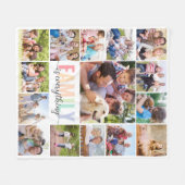 Rainbow Family is alles 15 Foto Fleece Deken (Voorkant (Horizontaal))