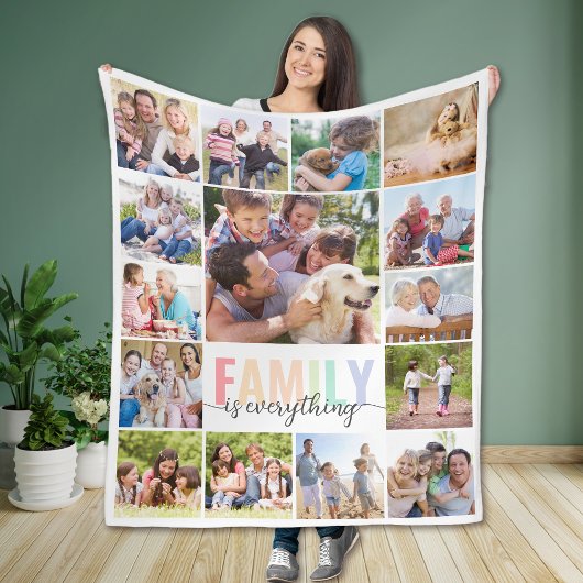 Rainbow Family is alles 15 Foto Fleece Deken