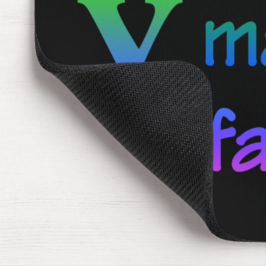 Rainbow Family mousepad Muismat (Hoek)