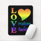 Rainbow Family mousepad Muismat (Met muis)