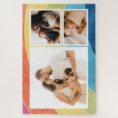 Rainbow Family Photo Collage Legpuzzel (Verticaal)