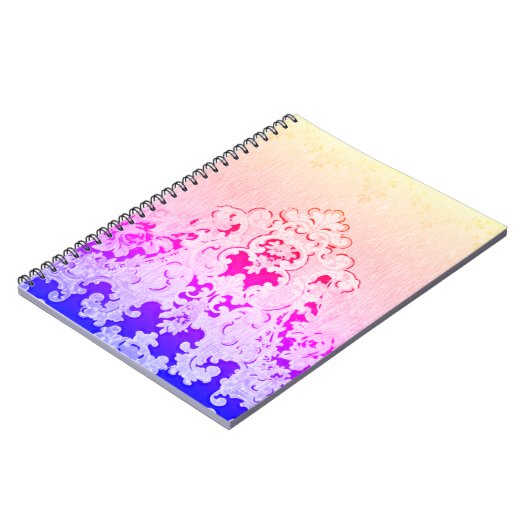 Rainbow Fancy Vlaams kleurig elegant Notitieboek (Linkerzijde)