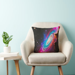 Rainbow Fantasy Black Hole Galaxy Kussen