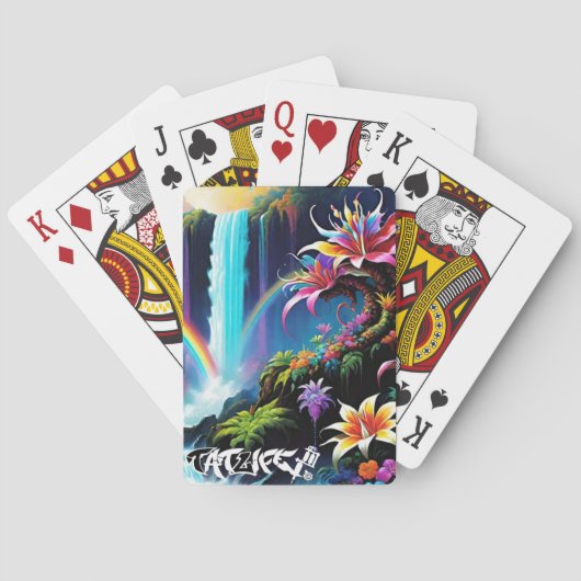 Rainbow Fantasy Forest Klassieke speelkaarten (Achterkant)