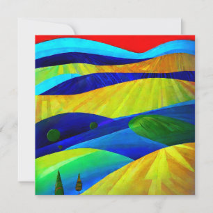 Rainbow Fantasy Hills Landschap