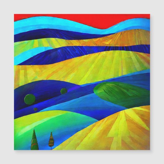 Rainbow Fantasy Hills Landschap (Voorkant)