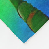 Rainbow Fantasy Hills Landschap Fleece Deken (Hoek)