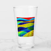 Rainbow Fantasy Hills Landschap Glas (Voorkant)