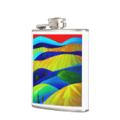 Rainbow Fantasy Hills Landschap Heupfles (Links)