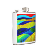 Rainbow Fantasy Hills Landschap Heupfles (Rechts)