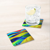 Rainbow Fantasy Hills Landschap Kartonnen Onderzetters (Insitu)