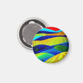 Rainbow Fantasy Hills Landschap Magneet (Voorkant / Achterkant)