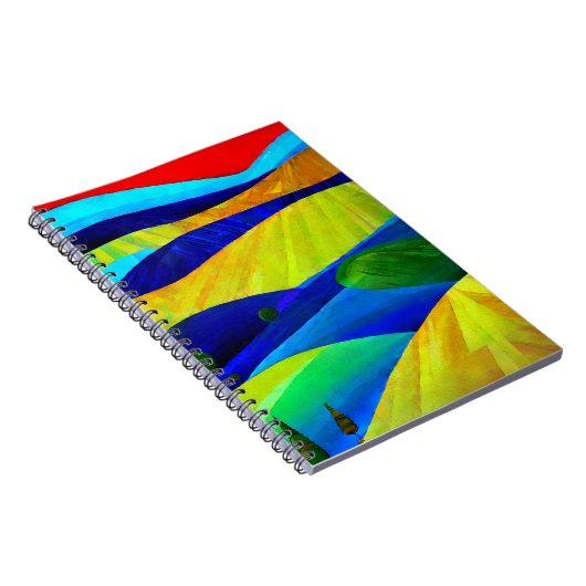 Rainbow Fantasy Hills Landschap Notitieboek (Rechterzijde)