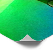 Rainbow Fantasy Hills Landschap Poster (Hoek)