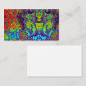 Rainbow Fantasy Marble Stone Colorful Visitekaartje (Voorkant / Achterkant)