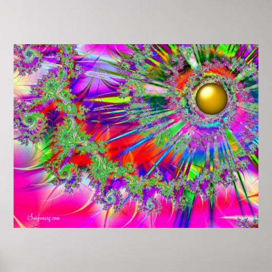 Rainbow Fantasy Sun Print (Voorkant)