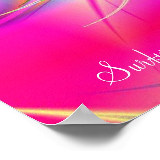 Rainbow Fantasy Sun Print (Hoek)