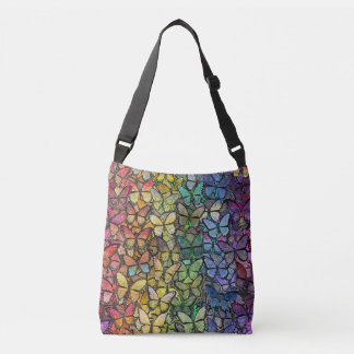 Rainbow Fantasy Vlinders Crossbody Tas