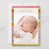 Rainbow Farmhouse Woodgrain Aankondiging (Voorkant)