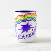 Rainbow Farts-mok - kies stijl en kleur Mok (Midden)