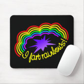 Rainbow Farts mousepad Muismat (Met muis)