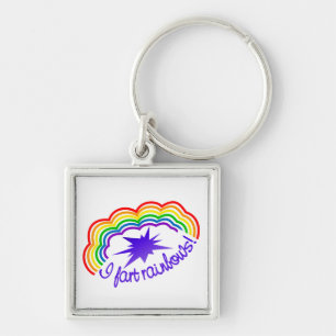 Rainbow Farts-sleutelketen Sleutelhanger