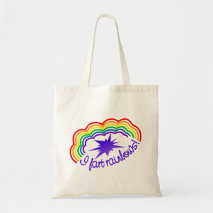 Rainbow Farts-tas - kies stijlkleur Tote Bag