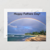Rainbow Fathers Day Briefkaart (Voorkant / Achterkant)