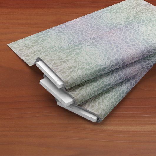 Rainbow Faux Alligator Skin Stof