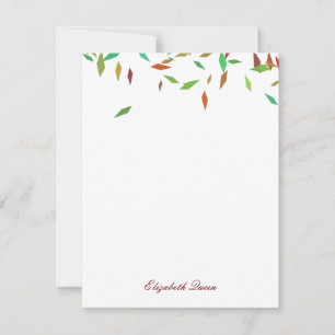 Rainbow Faux Folie Confetti Kaart