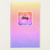 Rainbow Faux Leather Kijk Moderne Planner (Voorkant)