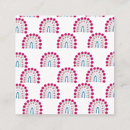 Rainbow Favoriete Kaart (Achterkant)