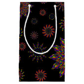 Rainbow Feather Mandalas Patroon Klein Cadeauzakje (Voorkant)