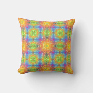 Rainbow Feather Pattern Kussen