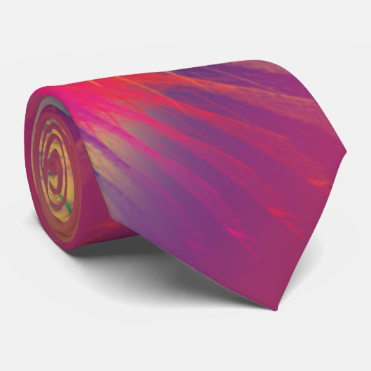 Rainbow Feathers Stropdas (Opgerold)