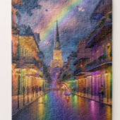 Rainbow feeën in de Franse wijk in New Orleans Legpuzzel