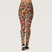 Rainbow Felt Ball Mosaic Rug Leggings (Achterkant)