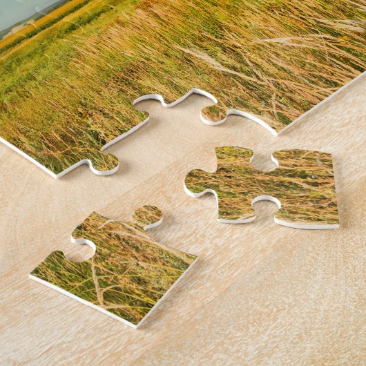 Rainbow Field USA Countryside Complex Jigzaag Puzz Legpuzzel (Zijkant)