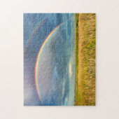 Rainbow Field USA Countryside Complex Jigzaag Puzz Legpuzzel (Verticaal)