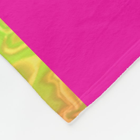 [Rainbow Fiesta] Harlequin Geometric Hot Pink Fleece Deken (Hoek)