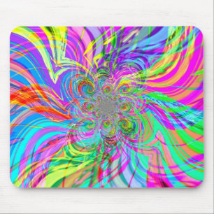 Rainbow Fire Mousepad Muismat