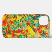 Rainbow Fireworks Celebration Art Abstract Case-Mate iPhone Case (Achterkant (horizontaal))