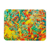 Rainbow Fireworks Celebration Art Abstract Magneet (Horizontaal)